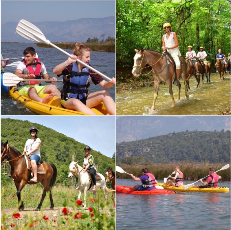 Marmaris Combo Tour 2 Horse Safari-Canoeing Tour 1