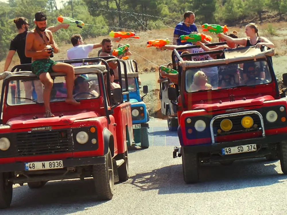 Marmaris Jeep Safari Tour With Waterfall & Water Fights 7