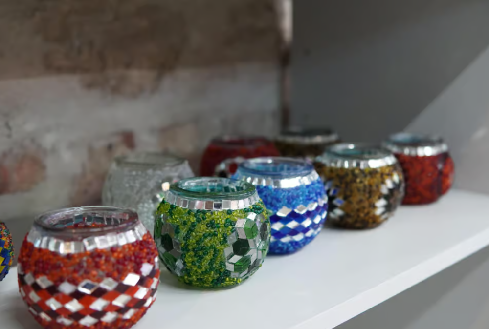 Marmaris: Mosaic Candle Holder Workshop 1