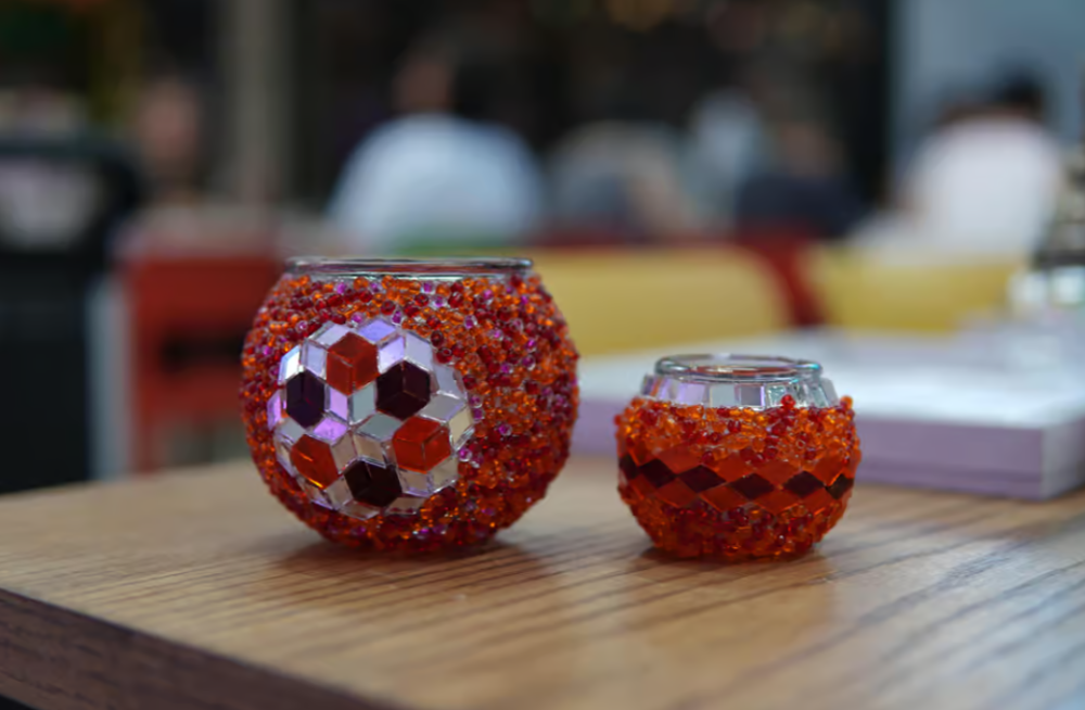 Marmaris: Mosaic Candle Holder Workshop 2