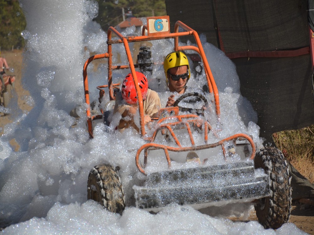 Marmaris Orange Buggy Safari with Water Fight and Foam Party 7